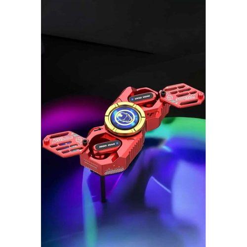 Kırmızı Kablosuz Bluetooth Kulaklık Stres Çarklı  Kulaklığı