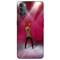Oppo Reno 4 Kılıf FunnyMaX (27) Tasarımlı Kılıf Fuşya