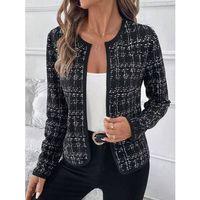 Kadın Uzun Kollu önü Açık şanel Kısa Hırka