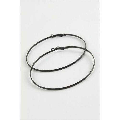 Düz Metal Halka Küpe 8-9-10 cm