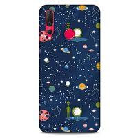 Huawei P Smart Z Uyumlu Kılıf Mavi Delisi (25) Antişok Kapak Space