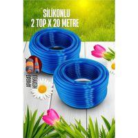 40 Metre Silikonlu Bahçe Hortumu Sulama Aparatı HEDİYELİ 712343