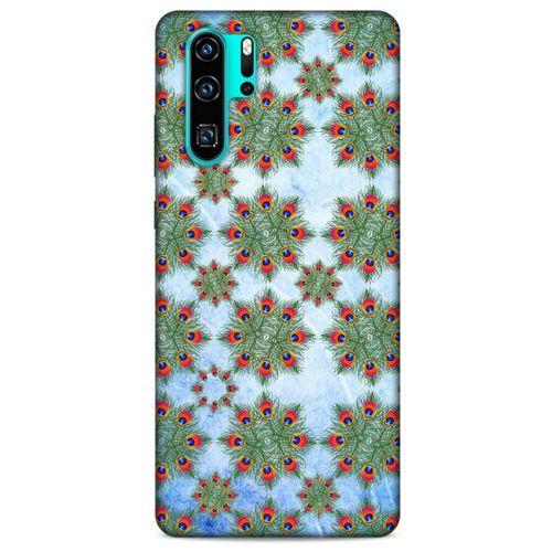 Huawei P30 Pro Kılıf Desenli Özel Seri Tüyler (24) Darbe Emici Kılıf