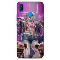 Huawei Psmart 2019 Uyumlu Kılıf Harley Quinn (35) Fit Design Kılıf Lavanta pembesi