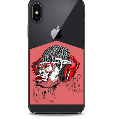 Zoologix (19) Apple Iphone X Şeffaf Kılıf Silikon Desenli