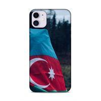 Apple Iphone 11 Uyumlu Kılıf Azarbaijan (38) Neo Hybrid Kılıf Bayrak Kadın