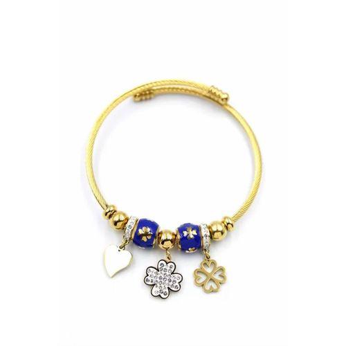 Yonca Charm Bilezik - Altın