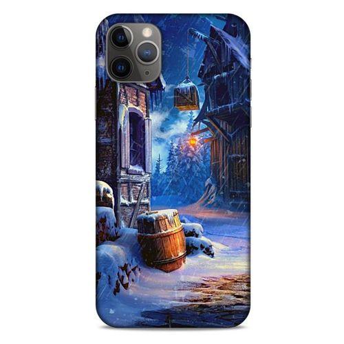 Apple Iphone 11 Pro Max Kılıf Snowix (46) Core Armor Kılıf Kahverengi Mavi