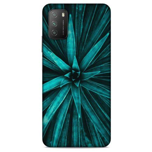 Lopard Xiaomi Poco M3 Uyumlu Kılıf Bahar (26) Tpu Silikon Kılıf Koyu Yeşil