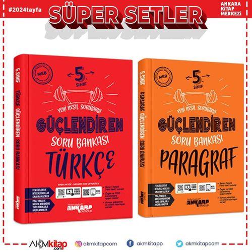 Ankara Yayıncılık 5.Sınıf Türkçe ve Paragraf Soru Bankası Seti 2 Kitap