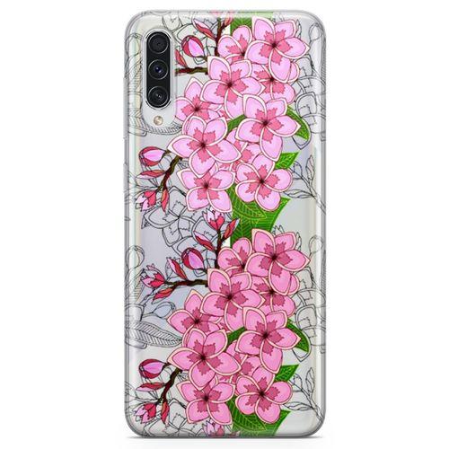 Samsung Galaxy A50s Kılıf Fethiye Çiçekleri Arka Kapak Koruma Desenli Full Koruyucu
