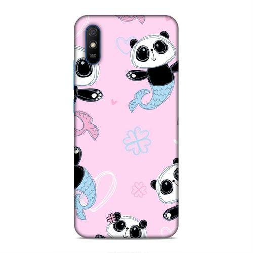 Xiaomi Redmi 9a Kılıf Denizkizi Pandalar Arka Kapak Silikon Koruma Full Koruyucu