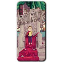Potkal Hediye Fabrikası Samsung Galaxy A7 2018 Kılıf HD Desen Baskılı Arka Kapak - Morty