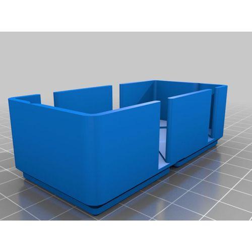 Gridfinity Flux Tutucu RF800 1x2 (Bu ürün Sadece Plastik parçadır - Almadan Önce Soru Sorabilirsiniz)