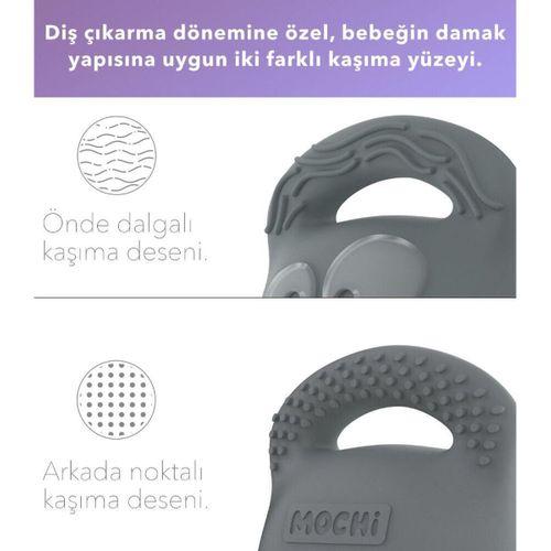 Mochi Mochi Diş Kaşıyıcı Gri