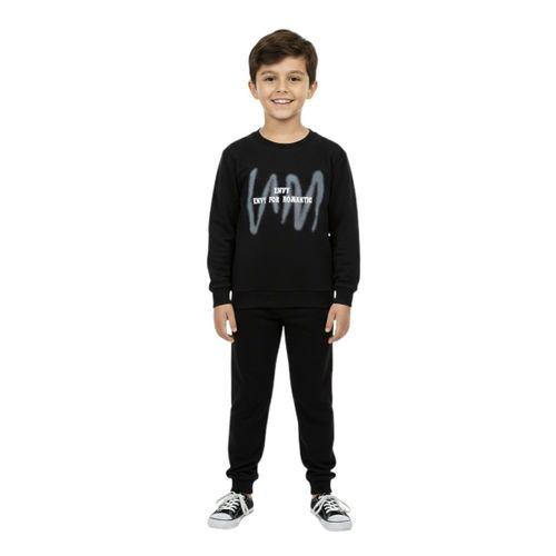 Erkek Çocuk Önü Arkası Baskılı Sweatshirt BGL-ST05242