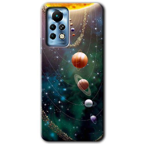 İnfinix Note 11 Pro Kılıf HD Desen Baskılı Arka Kapak - Cosmos