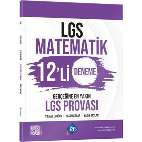 LGS Matematik 12 li Deneme Gerçeğine En Yakın LGS Provası KR Akademi