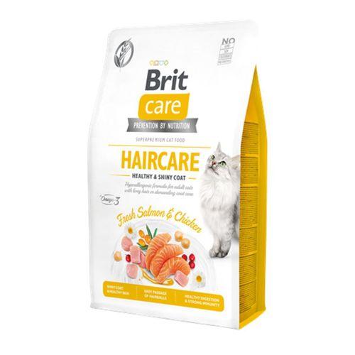 Brit Care Sağlıklı Cilt ve Parlak Tüy Bakımı, Yetişkin Kediler İçin Tahılsız, Hipoalerjenik, Taze Somonlu ve Tavuk Etli Kuru Mama 2 kg