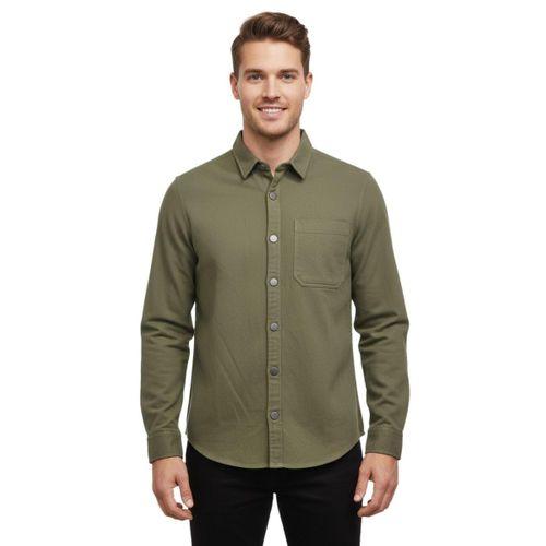 Erkek Spor Silim Fit Kanvas Tek Cepli Gömlek BGL-ST04955