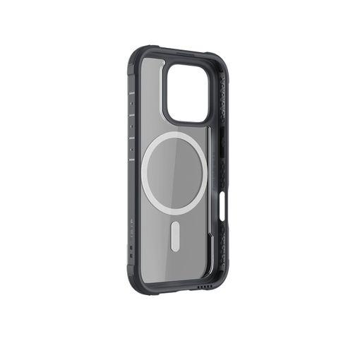 Apple iPhone 16 Pro Kılıf M-safe Şarj Özellikli Airbagli Raptic Shield Serisi Şeffaf Arka Yüzey Kapak