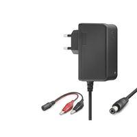 6V 1.2A 7.2W Krokodil Uç Akü Şarj Adaptörü - Siyah HT5055