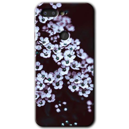 General Mobile GM 9 Pro Kılıf HD Desen Baskılı Arka Kapak - Beyaz Çiçek