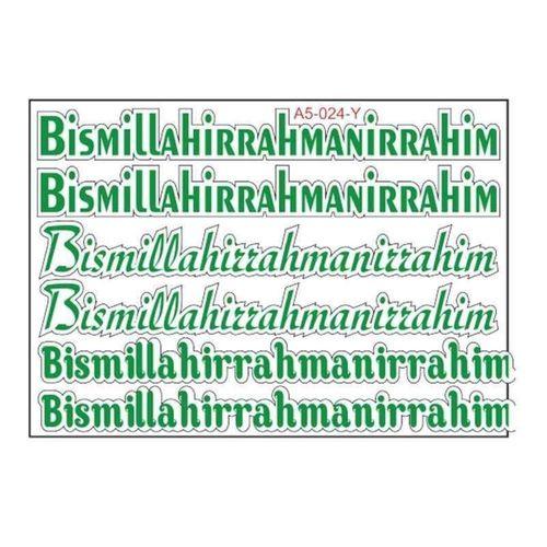 SEVGENT A5 Sticker 037 Tek Paket Çoklu