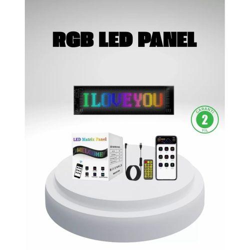 Rgb Led Panel – Mobil Uyumlu, Yazı Ve Gıf Destekli, Usb Bağlantılı Dekoratif Ekran