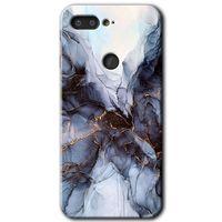 General Mobile GM 9 Pro Kılıf HD Desen Baskılı Arka Kapak + Temperli Cam - Otantik Mermer