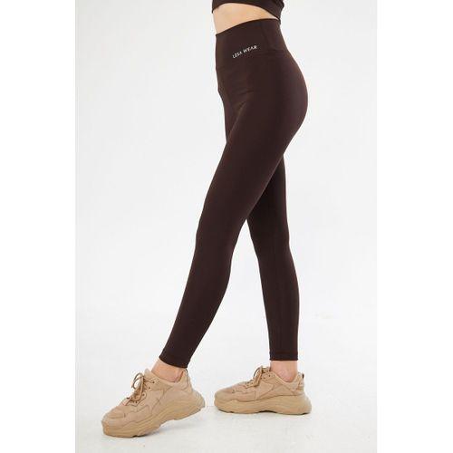 Lesa Wear Yüksek Bel Likralı Toparlayıcı Tayt Crop Takım