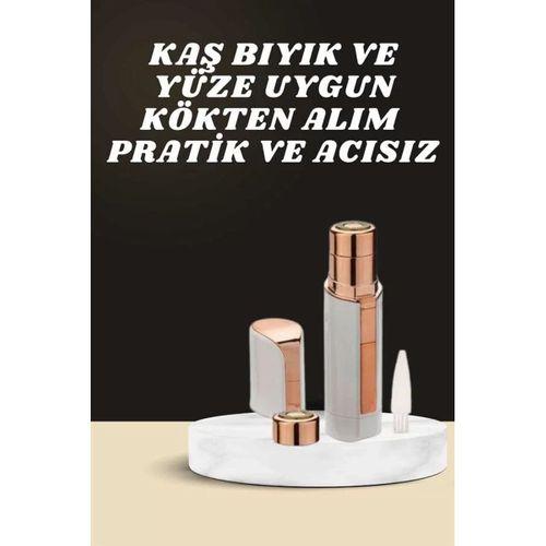 Kaş Bıyık Ve Yüz Epilasyon Aleti Ve Titreşimli Yüz Temizleme Masaj Aleti İkili Set