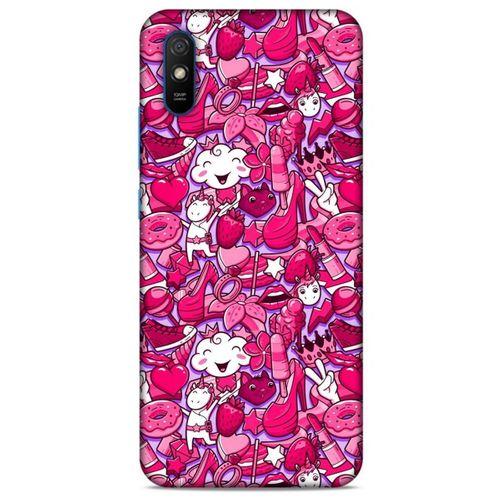 Graffitix (5) Desenli Silikon Kapak Xiaomi Redmi 9A Kılıf