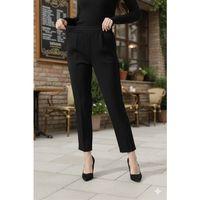 Kadın Uzun Kollu Dalıç Kumaş Cep Detay Beli Lastikli ütüsüz Pantolon