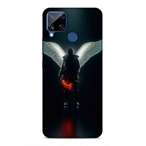 Realme C15 Uyumlu Kılıf Utopia (38) Neo Hybrid Kılıf Kırmızı Gri