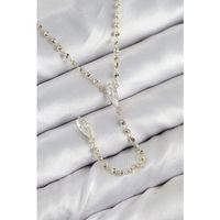 Pirinç Zirkon Taşlı Gold Renk Kadın Y Kolye