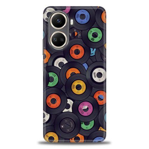 Realme C55 Kılıf HD Baskılı Kılıf - Plaklar + Tam Ekran Koruyucu