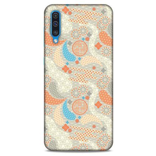 Samsung Galaxy A30s Kılıf Japonya (49) Ultra Silikon Kılıf Mavi Gri