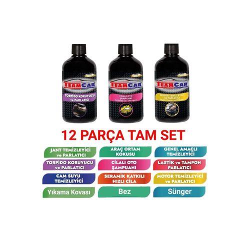 Yazlık Araç Yıkama Bakım Seti Kova 12 Parçalı Efsane Set