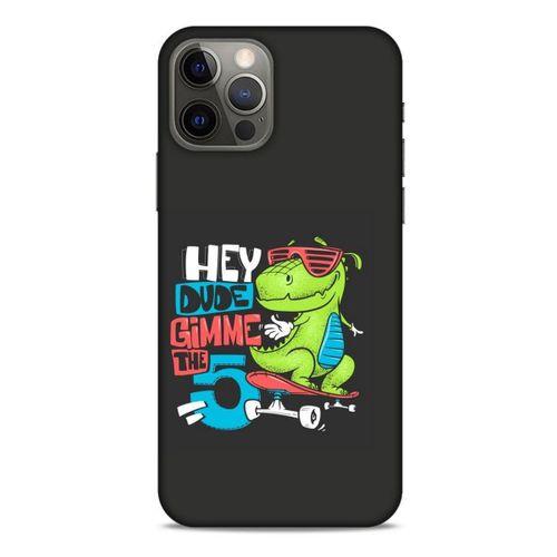 Animax Kaykaylı Dinozor Apple iPhone 12 Pro Kılıf Desenli Silikon