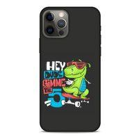 Animax Kaykaylı Dinozor Apple iPhone 12 Pro Kılıf Desenli Silikon