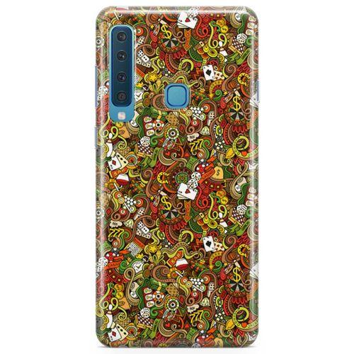 Samsung Galaxy A9 2018 Kılıf Okey Tavla 51 Arka Kapak Koruma Desenli Full Koruyucu