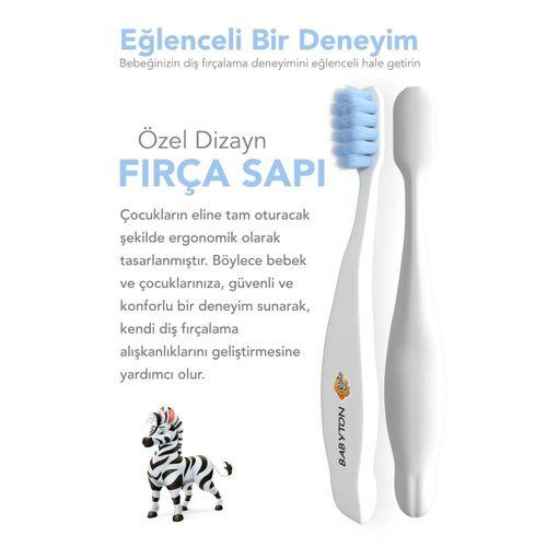 Babyton Bio Ultra Yumuşak Çocuk Diş Fırçası Zebra