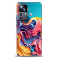 Xiaomi Mi 12T Pro Kılıf HD Baskılı Kılıf - Renkli Su + Tam Ekran Koruyucu