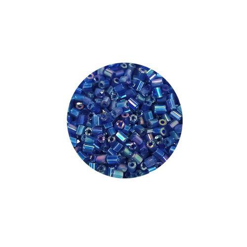 Kesme Cam Boncuk 2mm - 20 Gram - Koyu Mavi -BNC344