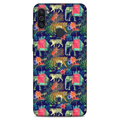 Lopard Samsung Galaxy M11 Uyumlu Kılıf Manipülasyon ☻ (4) Koruma Kılıfı Desenli