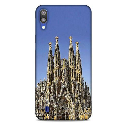 Samsung Galaxy M10 Kılıf Dünya Mimarisi (36) Glitter Kılıf La Sagrada Familia