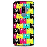 Lopard Samsung Galaxy S9 Plus Uyumlu Kılıf Kediler (40) Fit Silikon Kılıf Minnak