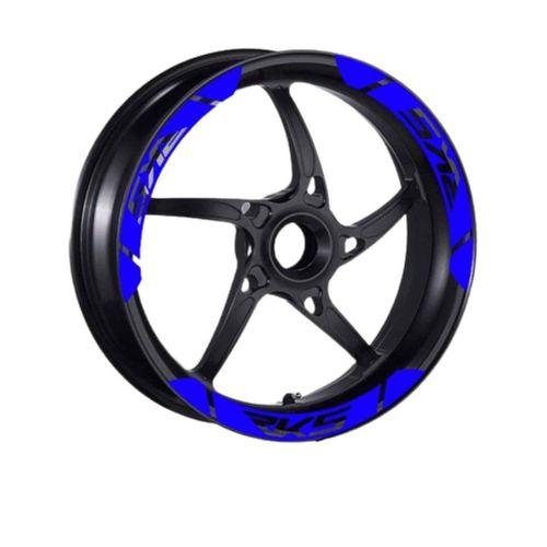 RKS Rks Uyumlu Mavi Geniş 1 Set Jant Şeridi