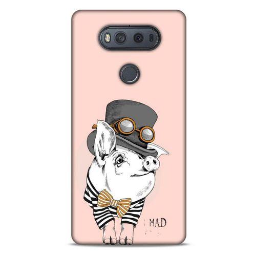 Animax Papyonlu Domuz LG K61 Kılıf Desenli Silikon